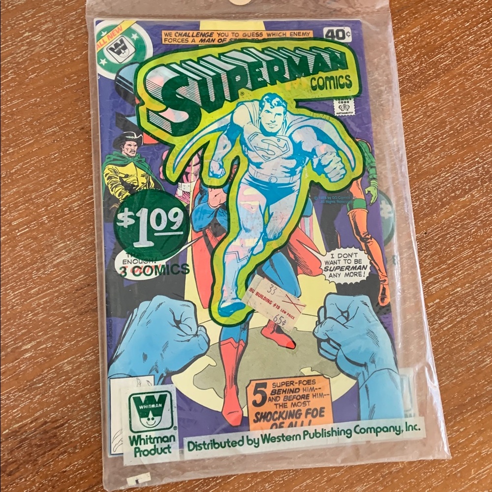 Vintage Superman Sealed Multipack Comic Books
